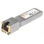 Módulo transceptor Intellinet, 10 Gigabit cobre SFP+, porta 10GBase-T (RJ45), 30 m, taxa de transferência de dados até 10 Gbit/s com cablagem Cat6a, Ethernet, fibra ótica, compatível com MSA, equivalente a Cisco MA-SFP-10G-T, três anos de garantia
