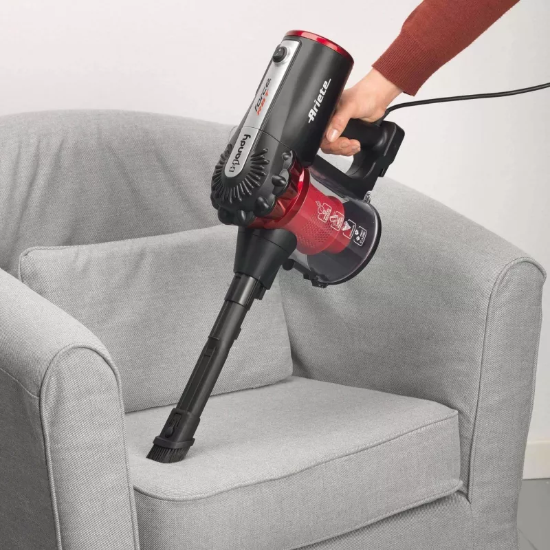 Ariete 2759/11 Aspirador 2 em 1 com fio AC seco HEPA sem saco 600 W preto, vermelho