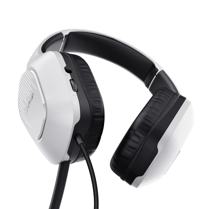 Trust GXT 415PS ZIROX Headset com fios de arcoheadset gaming preto, branco
