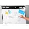 Flipchart móvel com base redonda Legamaster SKETCH EASY – aço, 5 rodas, 720×600 mm