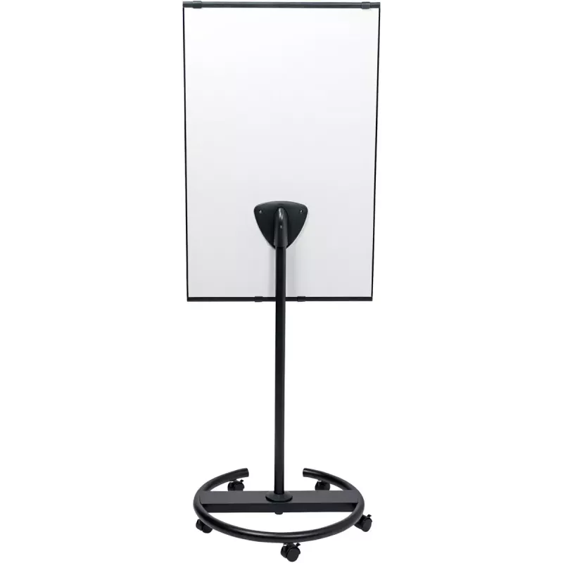 Flipchart móvel com base redonda Legamaster SKETCH EASY – aço, 5 rodas, 720×600 mm