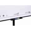 Flipchart móvel com base redonda Legamaster SKETCH EASY – aço, 5 rodas, 720×600 mm
