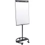 Flipchart móvel com base redonda Legamaster SKETCH EASY – aço, 5 rodas, 720×600 mm