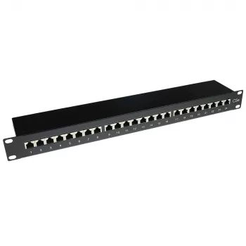 ACT Patch panel CAT5E blindado 24 portas com tampa