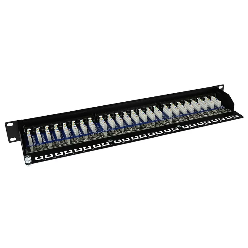 ACT Patch panel CAT5E blindado 24 portas com tampa
