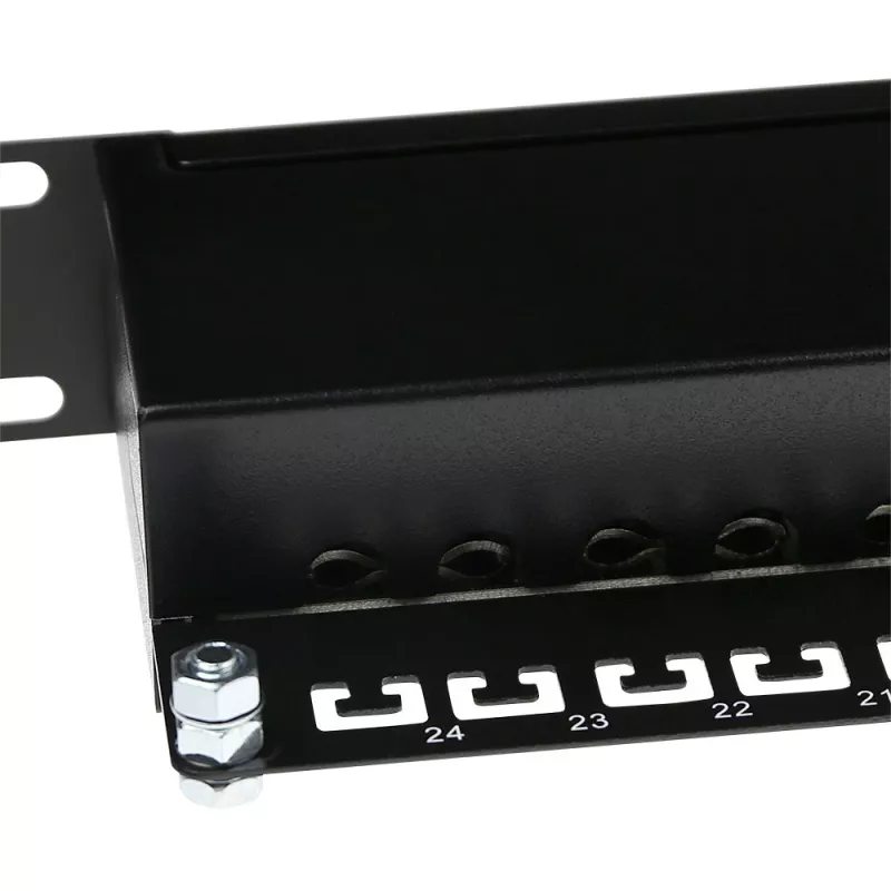 ACT Patch panel CAT5E blindado 24 portas com tampa