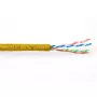 Cabo de rede ACT CAT6A U/UTP PVC 305 m amarelo