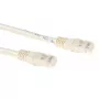 ACT Cabo de rede U/UTP CAT6 marfim de 30 metros com fichas RJ45