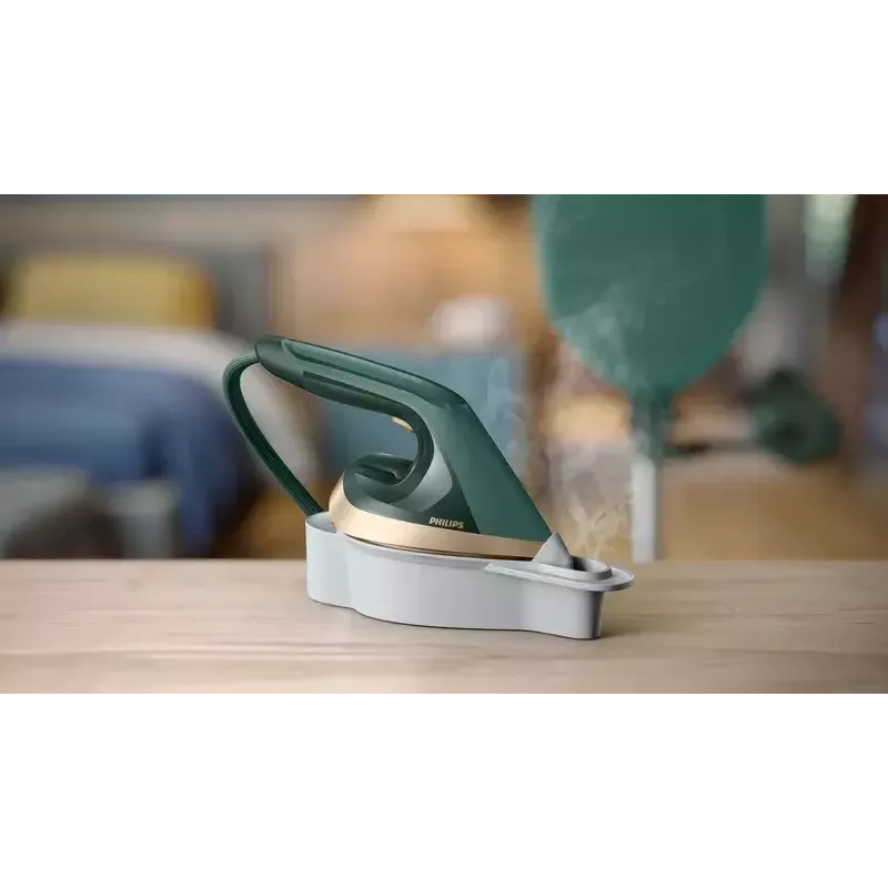 Ferro de engomar a vapor vertical Philips AIS6020 1800W, depósito de água de 1,1L, débito contínuo de 45 g/min, boost de 90 g/min, OptimalTEMP