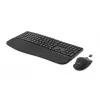 Conjunto teclado e rato HP 680 Comfort Dual-Mode, tamanho completo (100%), sem fios, RF Wireless + Bluetooth, QWERTY, preto, rato incluído