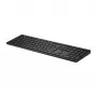Teclado HP 490K Multi-Device Dual-Mode, tamanho completo (100%), sem fios, USB + Bluetooth, QWERTY, preto
