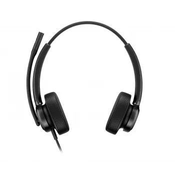 Headset estéreo com fios HP Poly Mission 425 USB — Bulk, peso 132 g