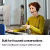 Headset estéreo com fios HP Poly Mission 425 USB — Bulk, peso 132 g