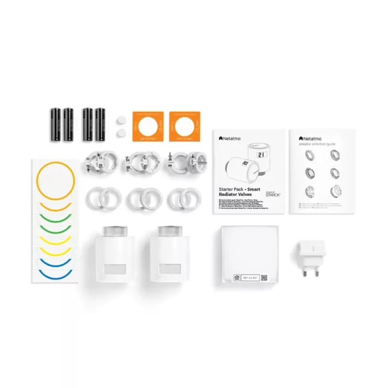 Válvula termostática para radiador Netatmo NVP01-DE adequada para interiores