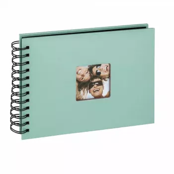 Álbum de fotografias Walther Fun cor menta 40 folhas encadernação em espiral