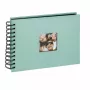 Álbum de fotografias Walther Fun cor menta 40 folhas encadernação em espiral