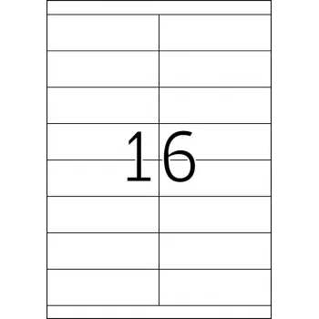 Etiquetas de impressora autoadesivas HERMA Labels Premium A4 105x33,8 mm