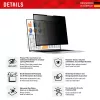 Displex PRIVACY SAFE filtro de privacidade removível de 2 vias para portátil/notebook (sem moldura) 14