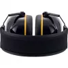Óculos de proteção com arco de cabeça Uvex K20 preto amarelo construção