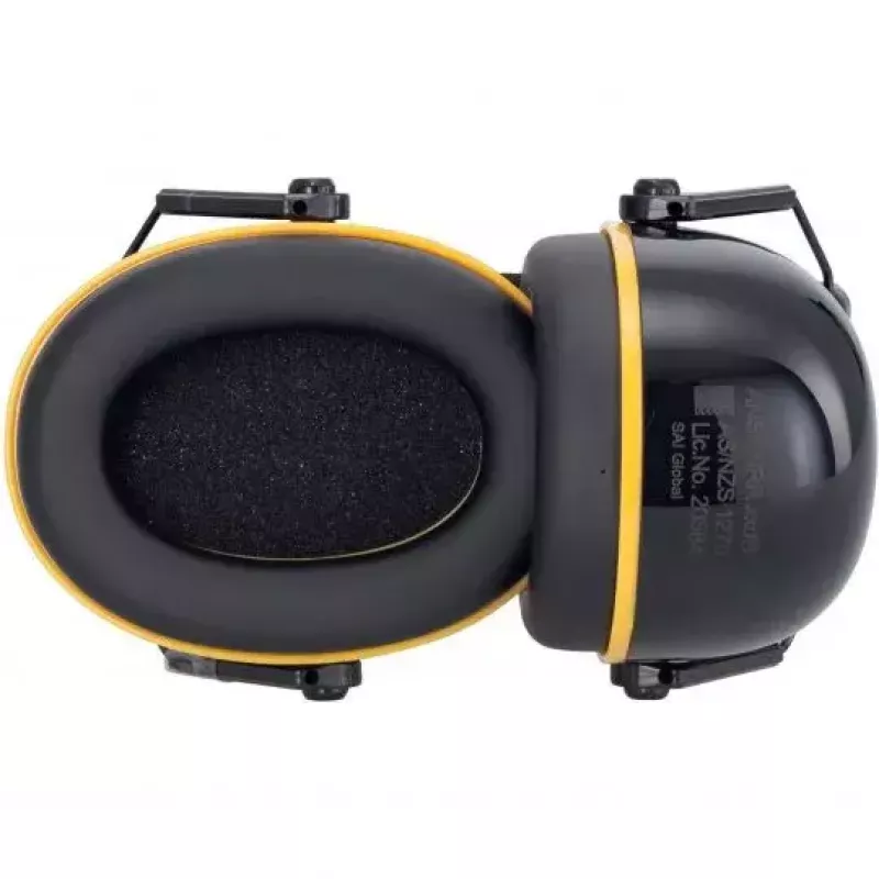 Óculos de proteção com arco de cabeça Uvex K20 preto amarelo construção