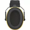 Óculos de proteção com arco de cabeça Uvex K20 preto amarelo construção
