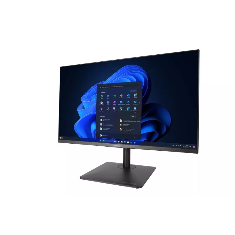 TERRA ALL-IN-ONE-PC 2401HA GREENLINE Intel Core 3 100U 60,5 cm (23,8 polegadas) 1920 x 1080 Pixel All-in-One-PC 16 GB DDR4-SDRAM 500 GB SSD Windows 11 Home Wi-Fi 6E (802.11ax) Preto