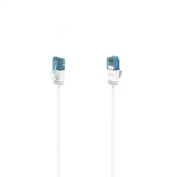 Cabo de rede Hama Flexi-schlank branco 3 m Cat6a U/UTP (UTP)