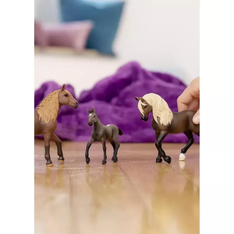 Figura de cavalo Schleich Peruanischer Paso-Hengst modelo 13952, para crianças a partir dos 5 anos, bege/castanho