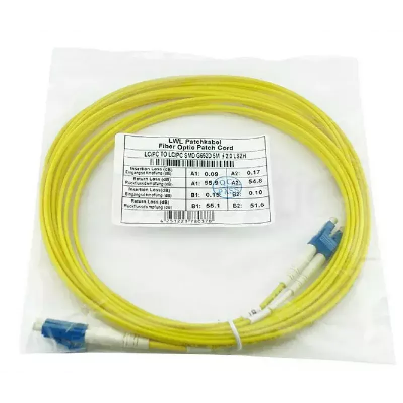 Cabo de fibra ótica InfiniBand BlueOptics SFP3131BU30MK 30 m LC amarelo