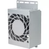 Arrefecedor de CPU SILVERSTONE RAC45-FC-801 compacto ventoinha de 80 mm, prateado/preto
