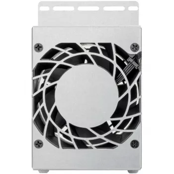Arrefecedor de CPU SILVERSTONE RAC45-FC-801 compacto ventoinha de 80 mm, prateado/preto