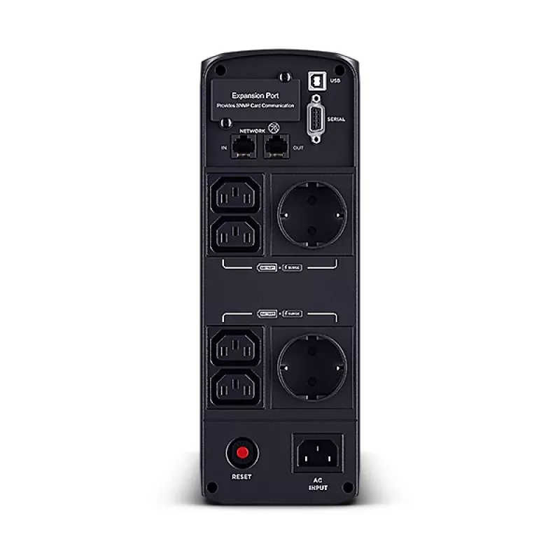 Fonte de alimentação ininterrupta (UPS) CyberPower CP1200EIPFCLCD Line-Interactive 1,2 kVA 720 W 6 saídas AC