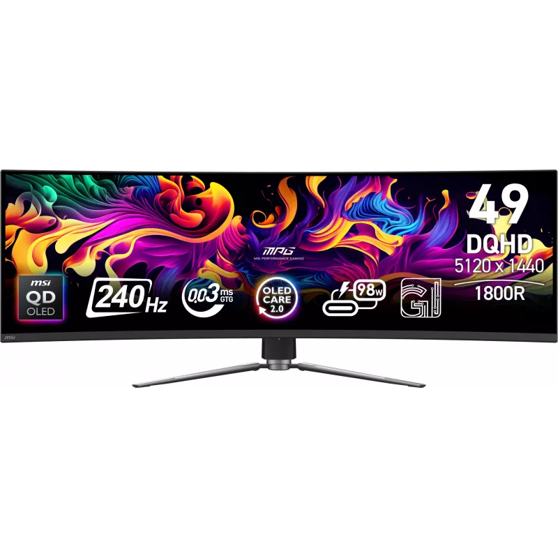 Monitor de computador MSI MPG 491CQPX QD-OLED 124,5 cm (49