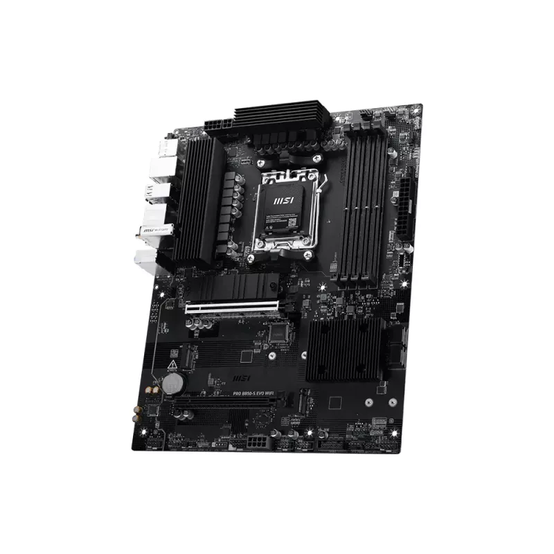 Placa-mãe MSI PRO B850-S EVO WIFI — chipset AMD B850, socket AM5, ATX, DDR5, Wi‑Fi 7, 2,5GbE