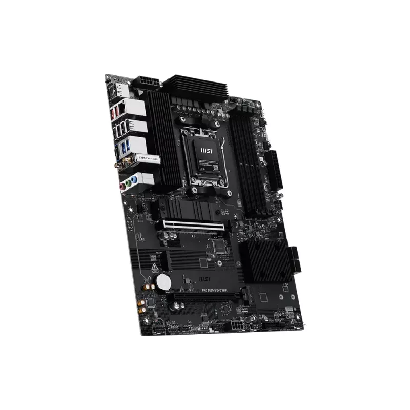 Placa-mãe MSI PRO B850-S EVO WIFI — chipset AMD B850, socket AM5, ATX, DDR5, Wi‑Fi 7, 2,5GbE