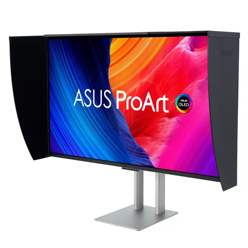 Monitor de computador ASUS ProArt OLED PA32UCDMR-K 80 cm (31,5 inch) 3840 x 2160 píxeis 4K Ultra HD QD-OLED preto, prateado