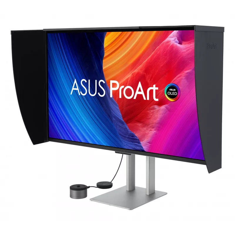 Monitor de computador ASUS ProArt OLED PA32UCDMR-K 80 cm (31,5 inch) 3840 x 2160 píxeis 4K Ultra HD QD-OLED preto, prateado