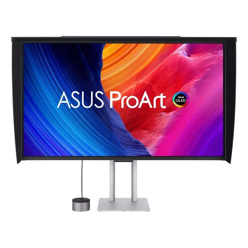 Monitor de computador ASUS ProArt OLED PA32UCDMR-K 80 cm (31,5 inch) 3840 x 2160 píxeis 4K Ultra HD QD-OLED preto, prateado
