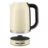 KitchenAid 5KEK1701EAC chaleira 1,7 L 2400 W preto, creme, aço inoxidável