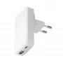 Carregador bramante Pro fino USB-C 45 W + USB-A 30 W, interior, AC, branco