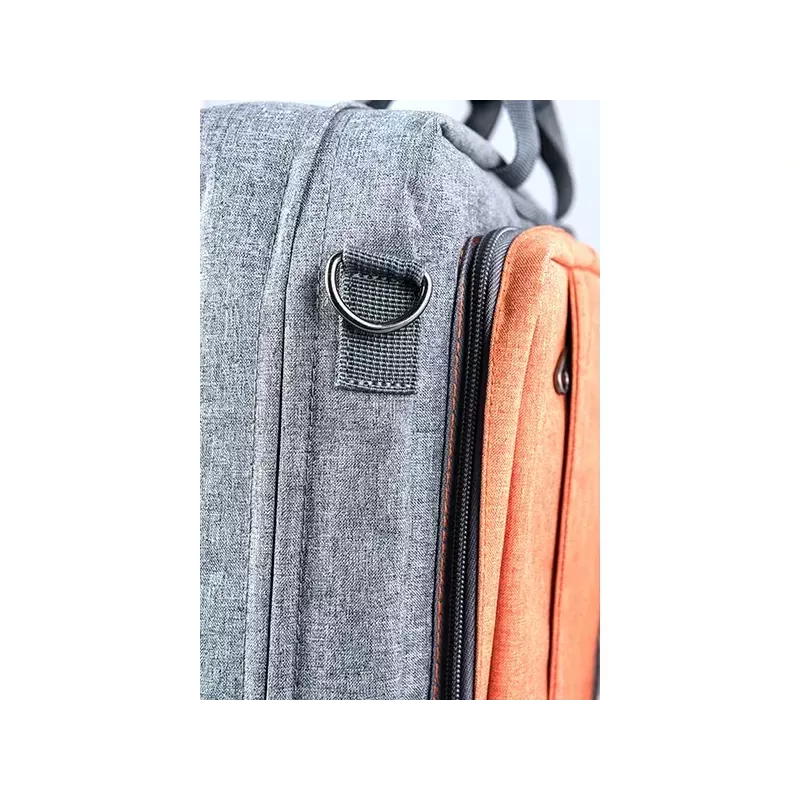 Mala messenger MODECOM RENO para portáteis de 15,6 polegadas (39,6 cm), nylon, cinzento/laranja