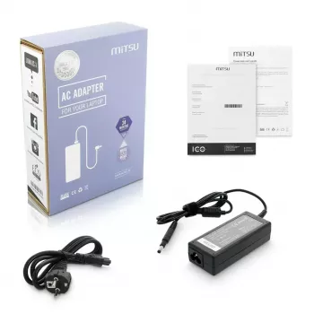 Carregador para portátil MITSU 19,5V 3,33A (conector 4,8×1,7) para HP