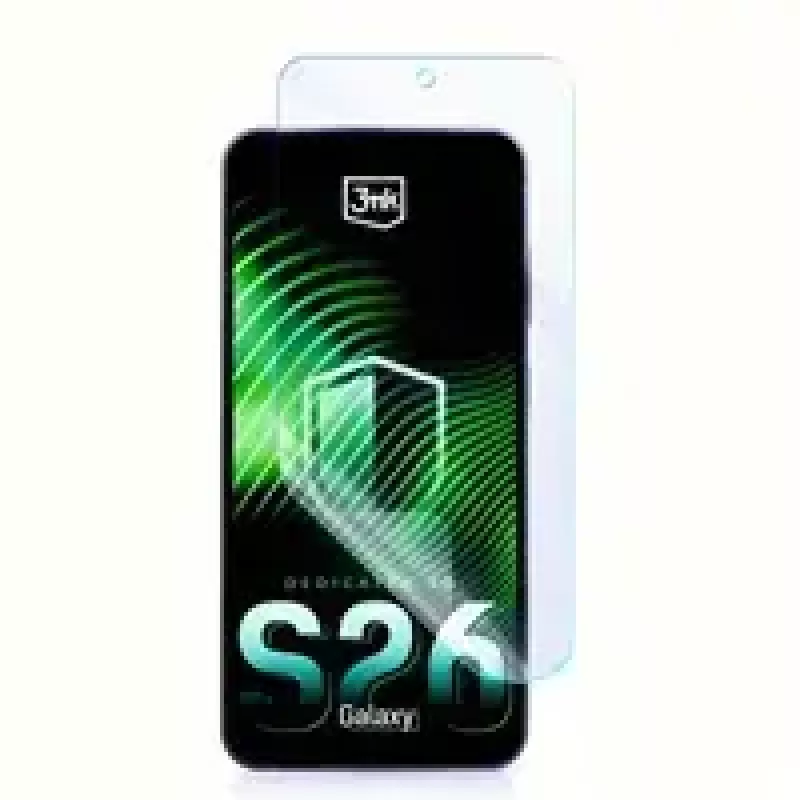 Proteção de ecrã em vidro híbrido 3MK FlexibleGlass para Samsung Galaxy S26
