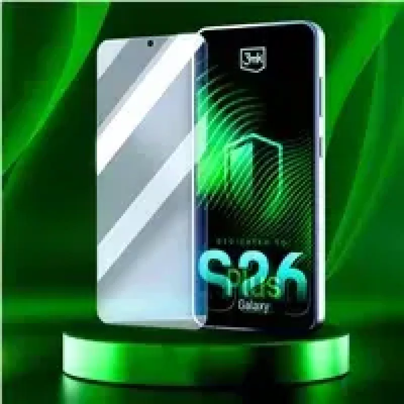 Proteção de ecrã híbrida temperada 3MK FlexibleGlass para Samsung Galaxy S26+