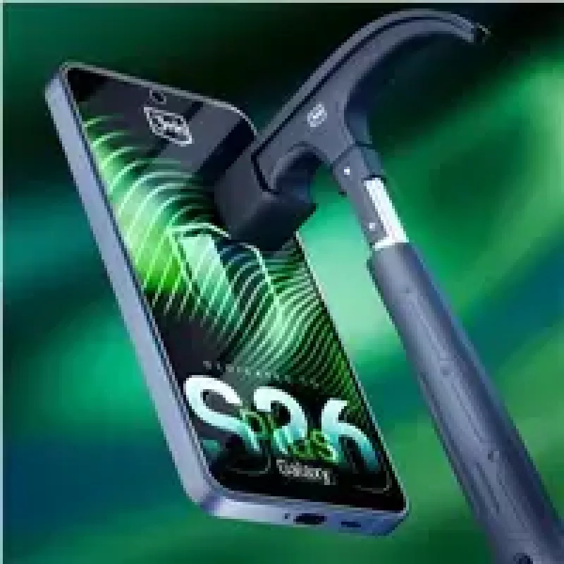 Proteção de ecrã híbrida temperada 3MK FlexibleGlass para Samsung Galaxy S26+