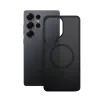 Capa de proteção Crong Hybrid Matte Magnetic para Samsung Galaxy S25 Ultra – TPU+PC, preta