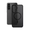 Capa de proteção Crong Hybrid Matte Magnetic para Samsung Galaxy A56 — TPU + PC, preta