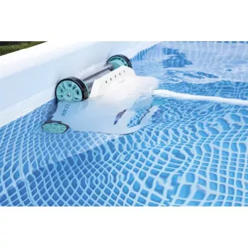 Robô limpa-fundos Intex 28005 — para piscinas, azul/branco, peso 5,66 kg