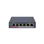 Switch gerido Hikvision DS-3E1106P-EI 4 portas Fast Ethernet PoE