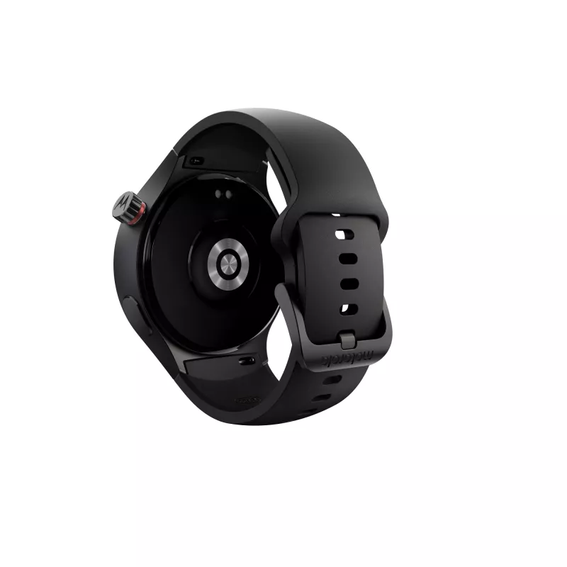 Motorola Moto Watch 3,63 cm (1,43 polegadas) OLED 47 mm ecrã tátil digital preto GPS (satélite)